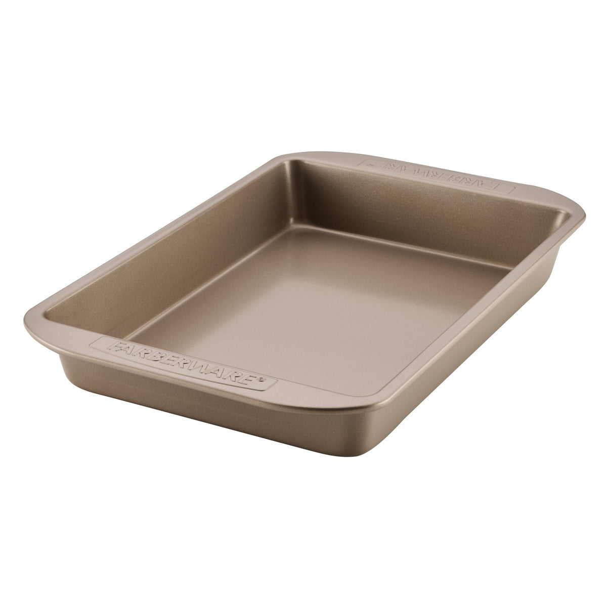 Farberware Nonstick Bakeware 9-Inch x 13-Inch Rectangular Cake Pan, Gray