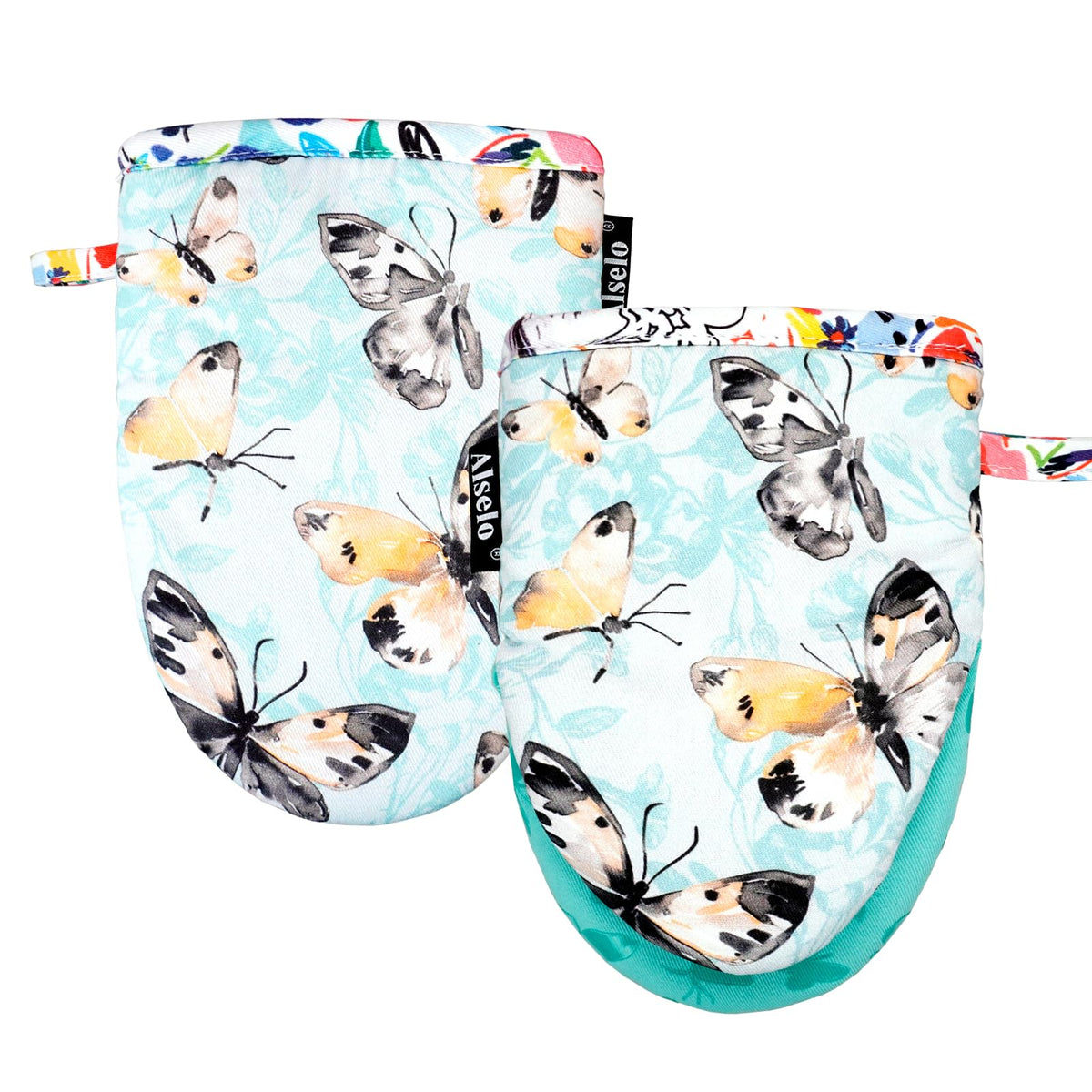 Alselo Oven Mitts, 7"x13.5", 1 Pair