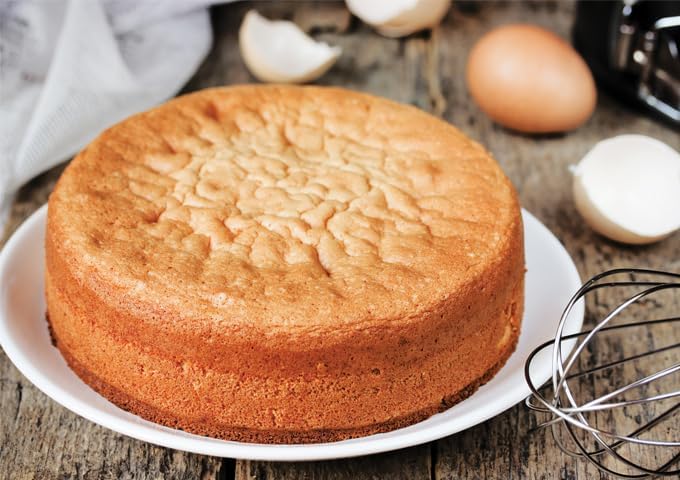 Winco 10" Red Heavy-Duty Round Layer Aluminum Cake Pan