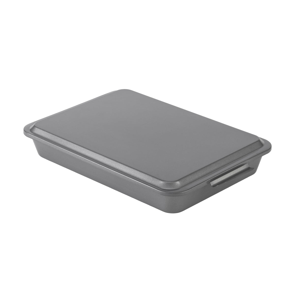Good Cook Everyday Baking Pan with Scratch-Resistant Metal-Utensil Safe Nonstick, 7 x 11-Inch, Gray