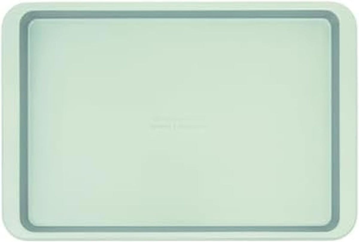 KitchenAid 9x13in Nonstick Aluminized Steel Baking Sheet, Contour Silver