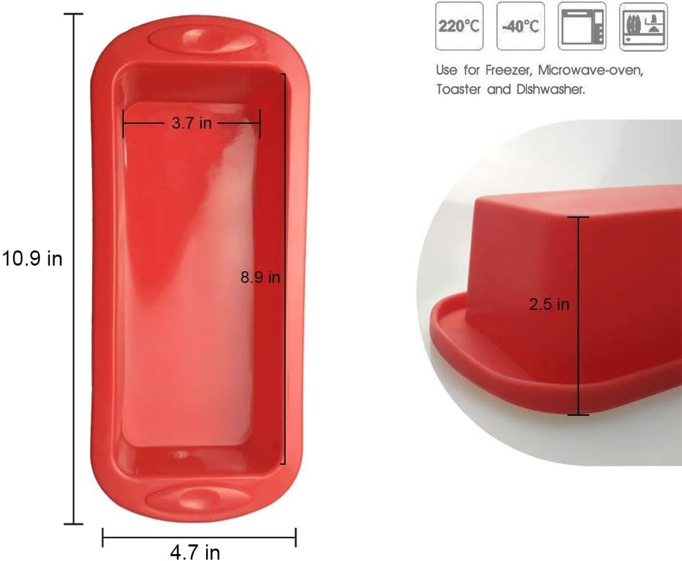 2 Pack Silicone Bread and Loaf Pans