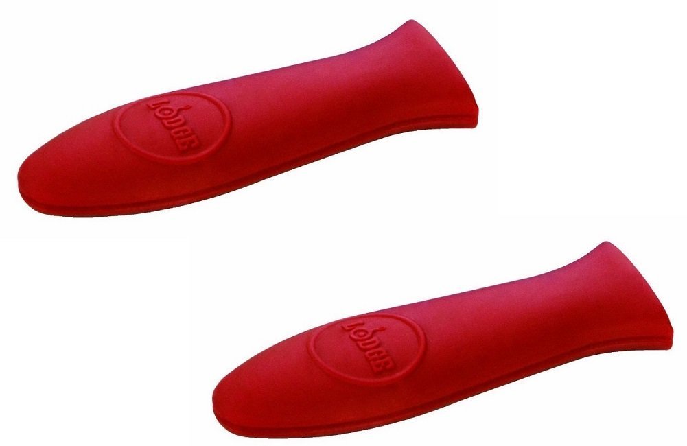 Lodge Silicone Hot Handle Holder for 9 Inch and Larger Skillets, Red