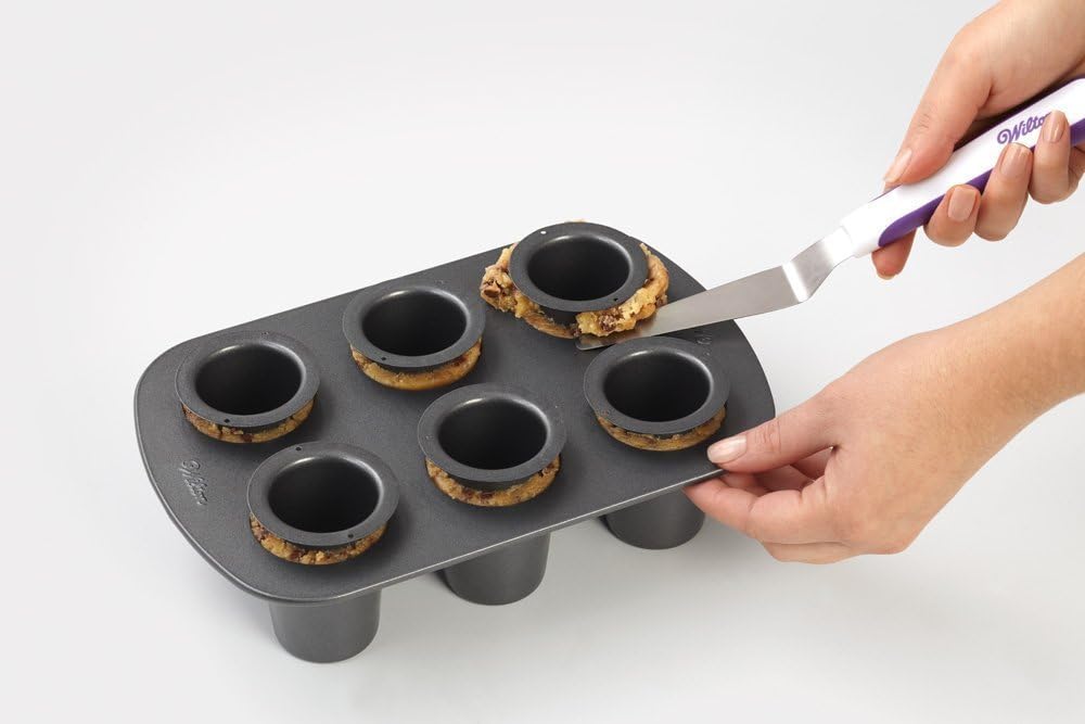 Wilton Cookie Shot Glass, 6-Cavity - Bake Perfect Sweet Shooters with this 6-Cup Cookie Shot Glass Pan, Non-Stick Round Pan Made of Steel