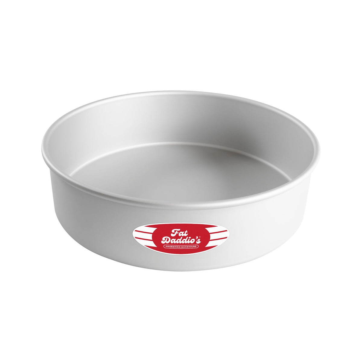 Fat Daddio's Anodized Aluminum Round Cake Pans, 2 Piece Set, 8 x 2 Inch