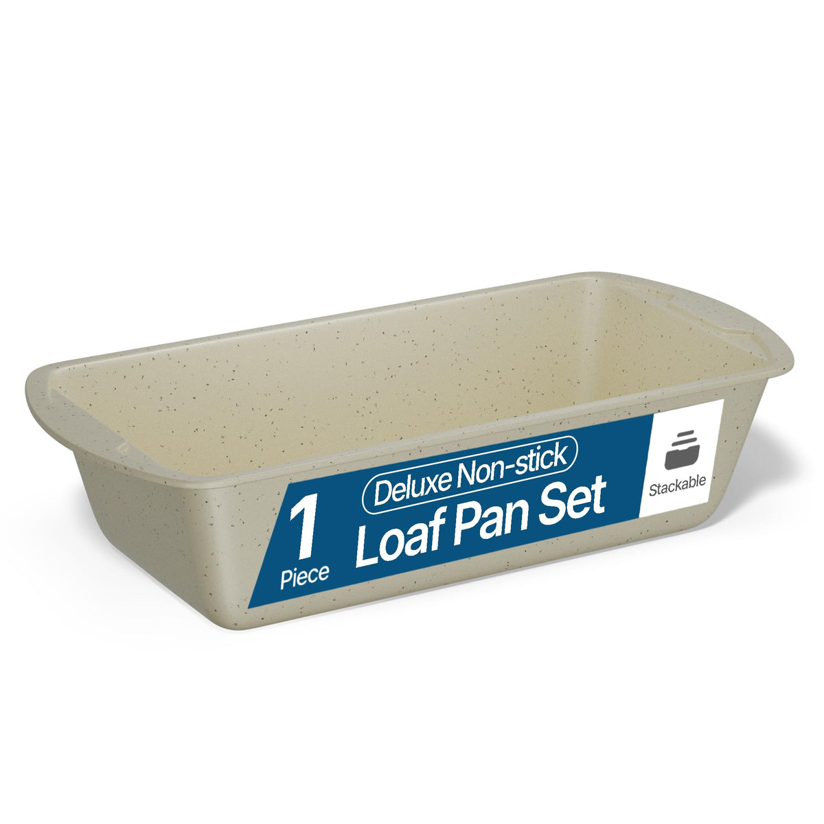 Loaf Pan Set 4-Piece - Deluxe Nonstick Carbon Steel Bakeware for Perfect Bread and Cakes – Dishwasher Safe, Premium Pans for Home Baking