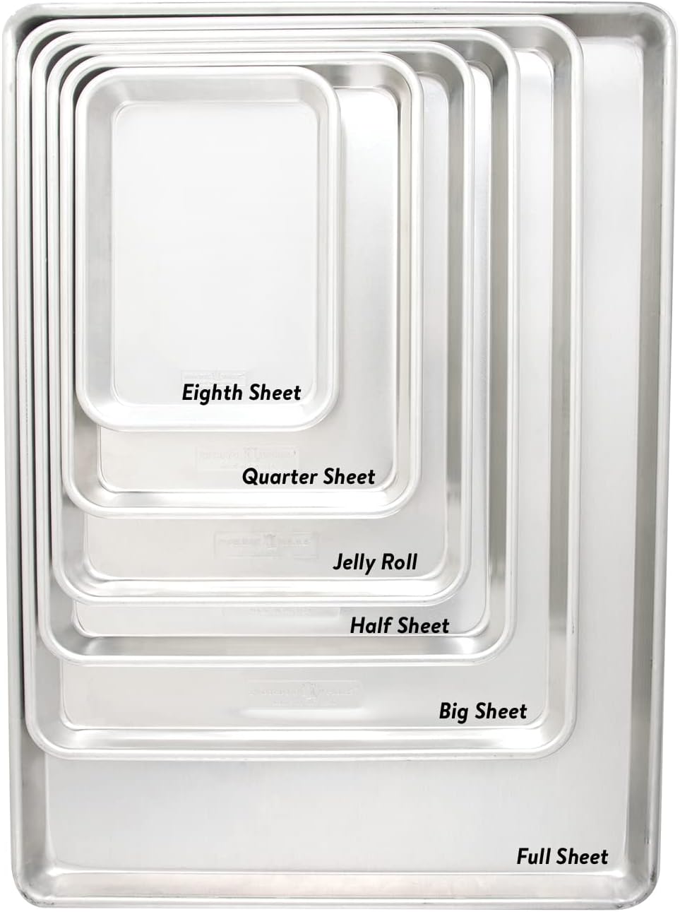 Nordic Ware Naturals Extra Large, 21 x 15 inch Baking Set - USA Made Aluminum Commercial Quality Pan for Baking or Roasting, Encapsulated Galvanized Steel Rim Prevents Warping, 2pk Big Sheet