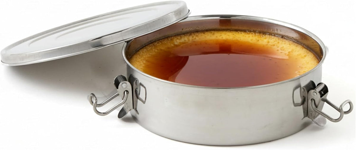 IMUSA 7 Inch Stainless Steel Flan Mold for Baking
