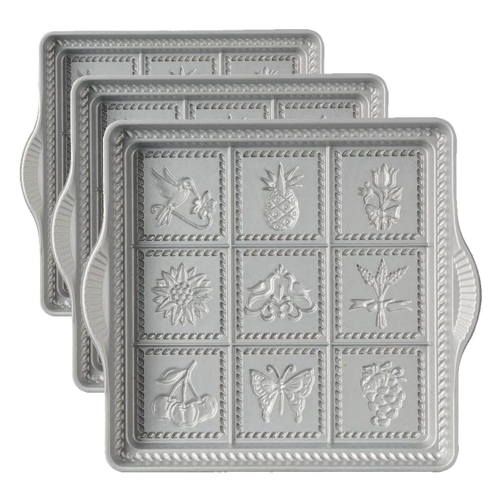 Nordic Ware Cast Aluminum English Shortbread Pan