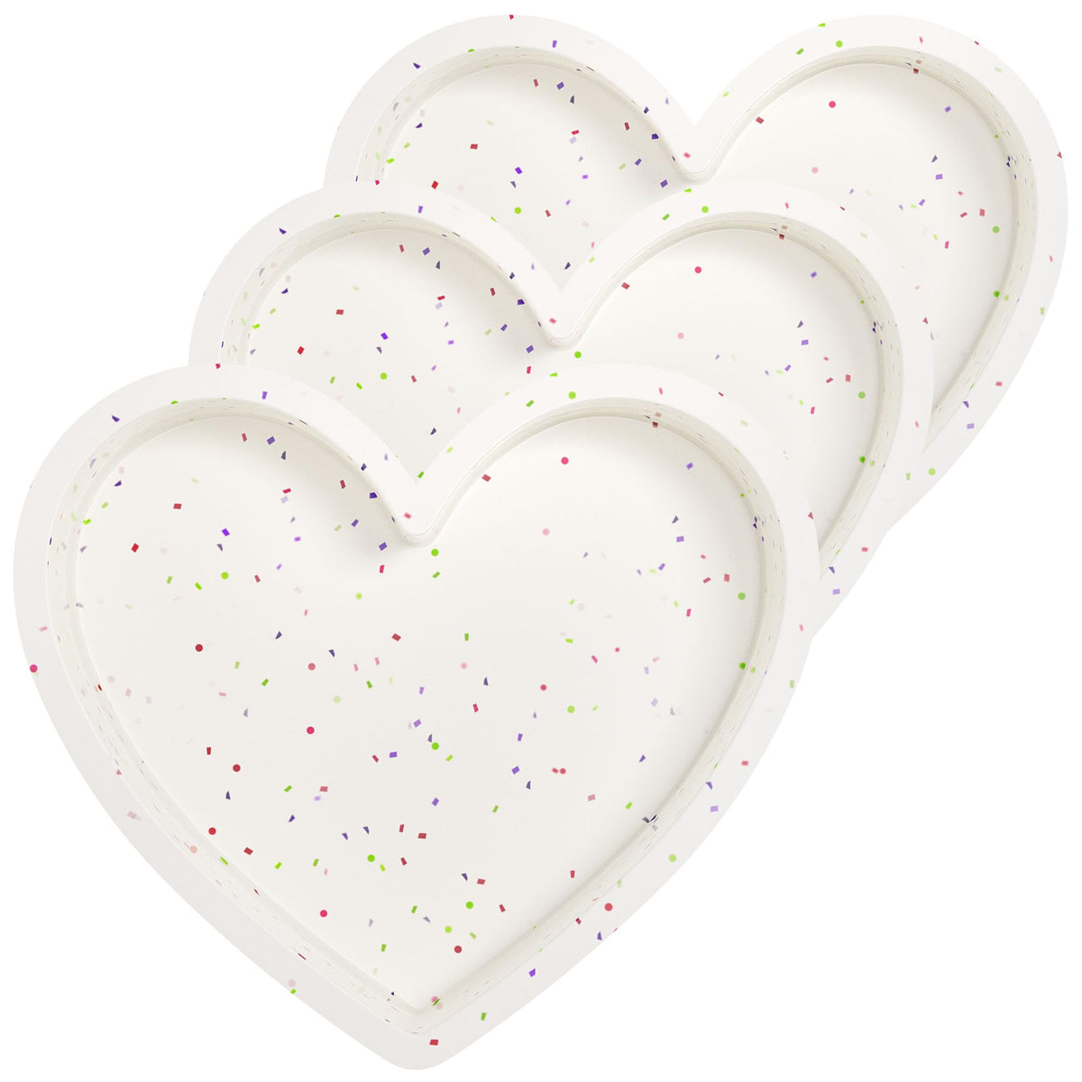 10 Inch Heart Shaped Cake Pans Silicone for Baking, 2 Pcs