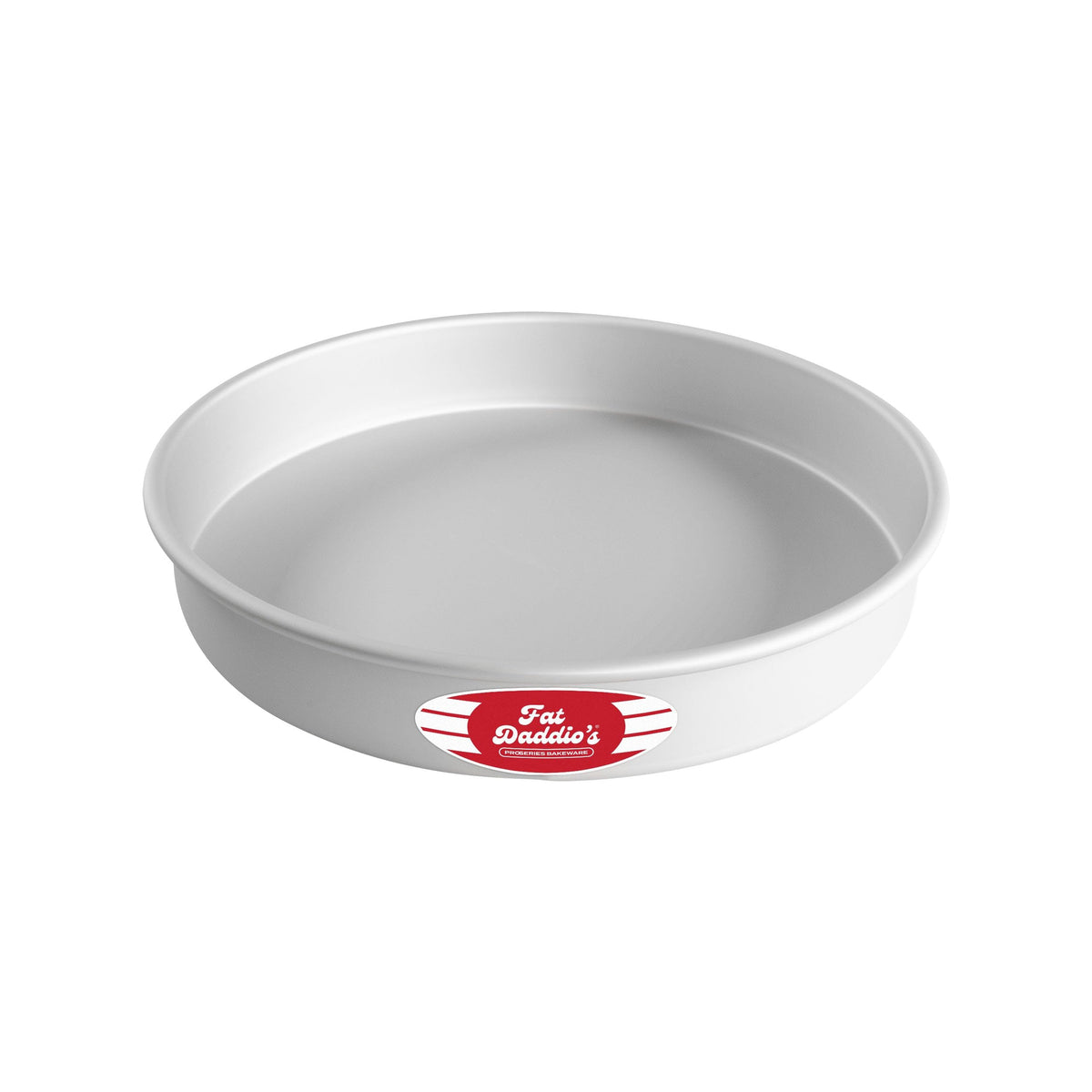 Fat Daddio's Anodized Aluminum Round Cake Pans, 2 Piece Set, 8 x 2 Inch