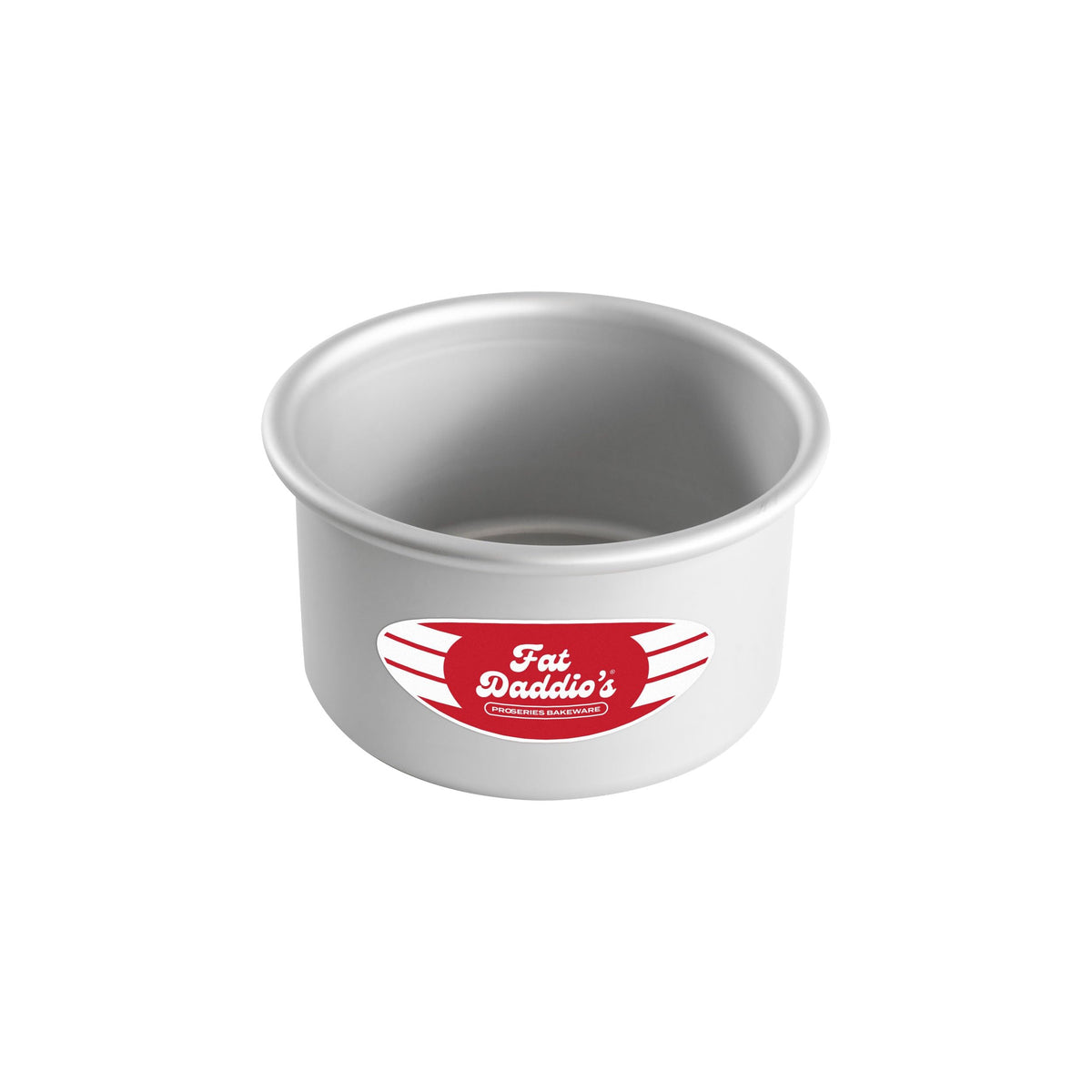 Fat Daddio's Anodized Aluminum Round Cake Pans, 2 Piece Set, 8 x 2 Inch