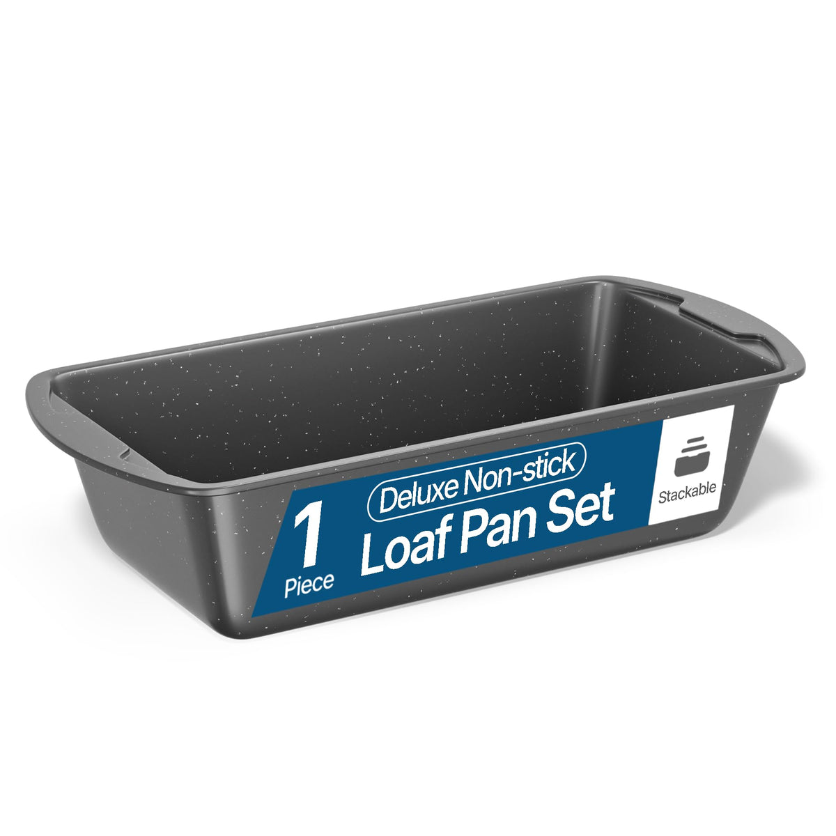 Loaf Pan Set 4-Piece - Deluxe Nonstick Carbon Steel Bakeware for Perfect Bread and Cakes – Dishwasher Safe, Premium Pans for Home Baking