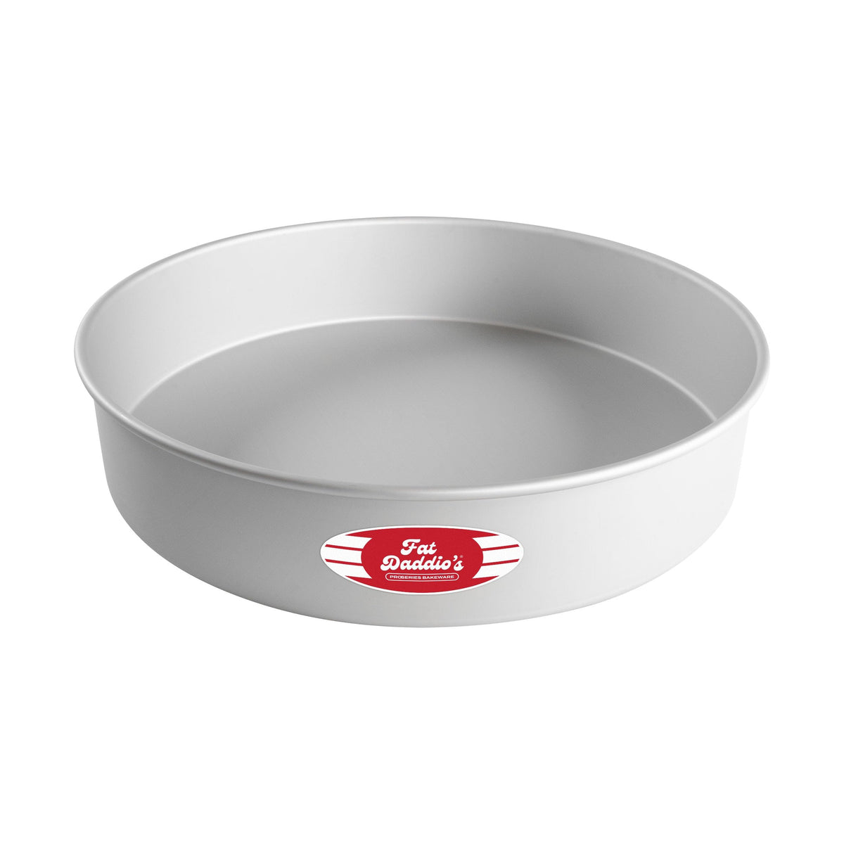 Fat Daddio's Anodized Aluminum Round Cake Pans, 2 Piece Set, 8 x 2 Inch