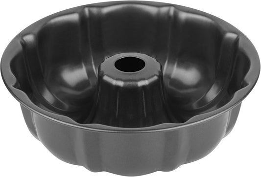 Novery 9.5" Non-Stick Carbon Steel Fluted Tube Cake Pan