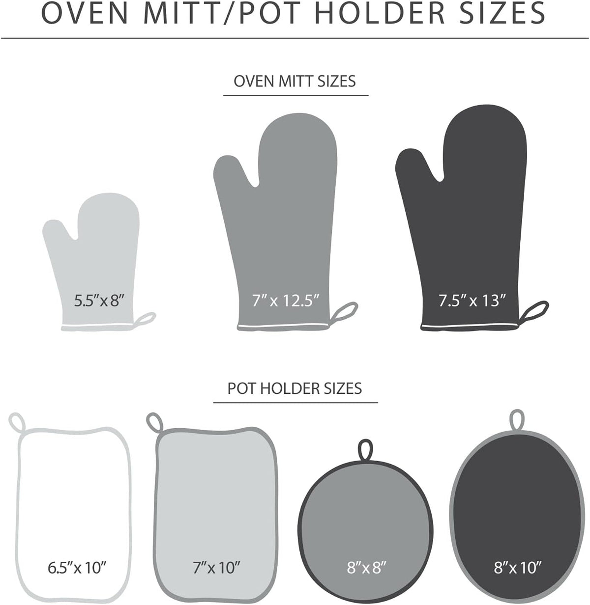 KITCHENAID Ribbed Soft Silicone Oven Mitt 2-Pack Set, 7.5"x13", Blue Willow
