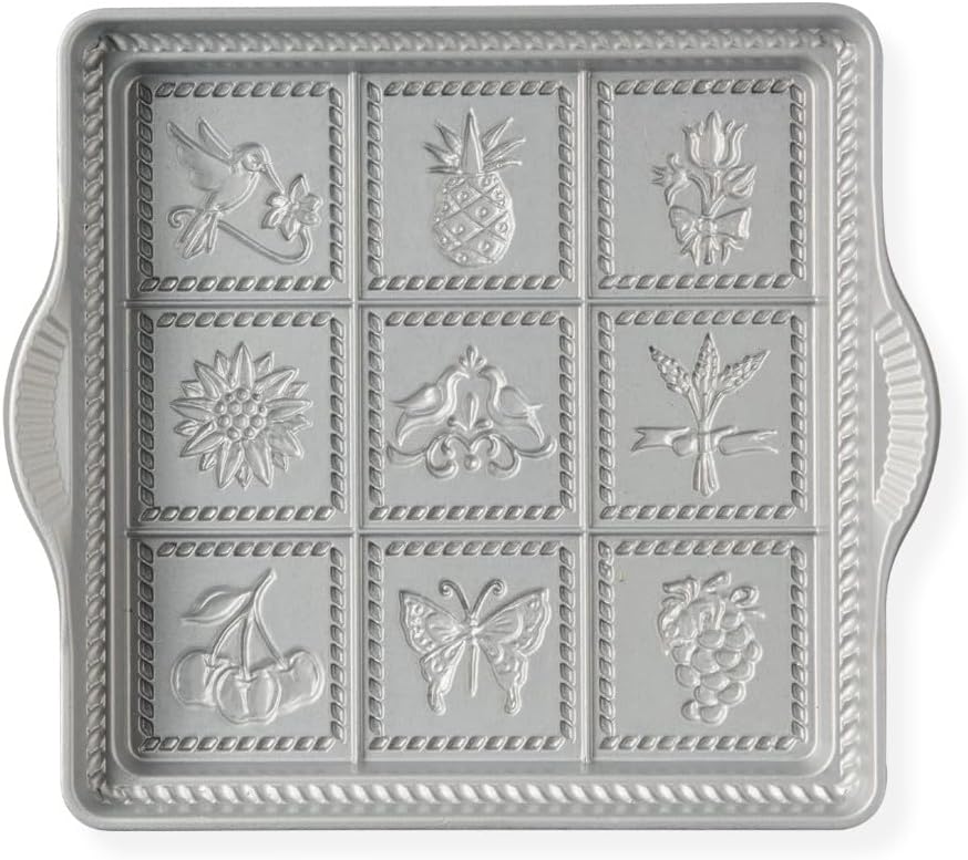 Nordic Ware Cast Aluminum English Shortbread Pan
