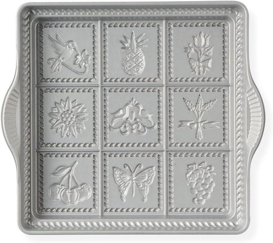 Nordic Ware Cast Aluminum English Shortbread Pan