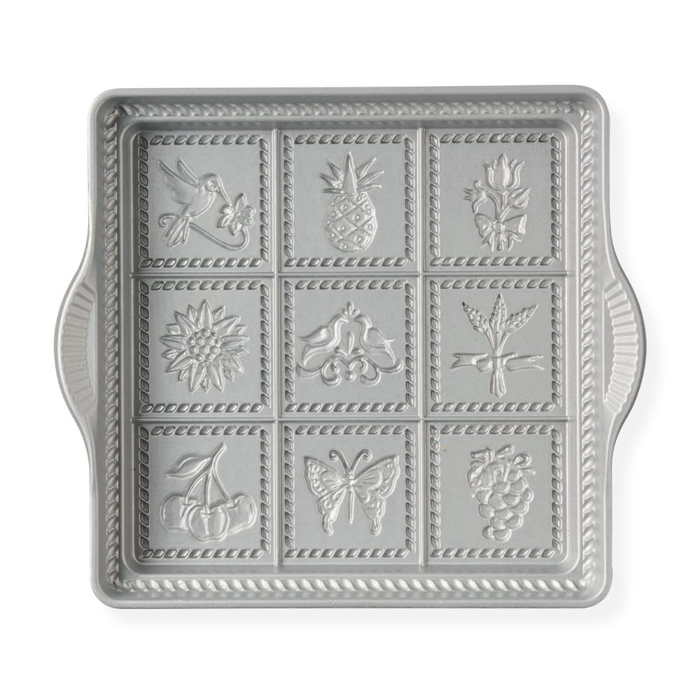 Nordic Ware Cast Aluminum English Shortbread Pan