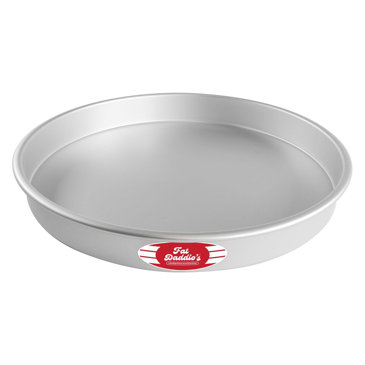 Fat Daddio's Anodized Aluminum Round Cake Pans, 2 Piece Set, 8 x 2 Inch