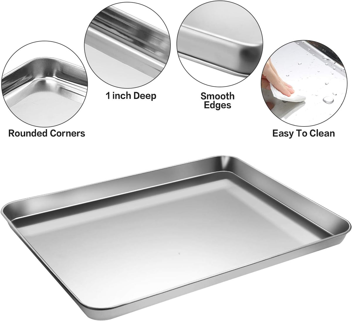 M MCIRCO Baking Sheet with Cooling Rack, Baking Mat Set, Set of 9
