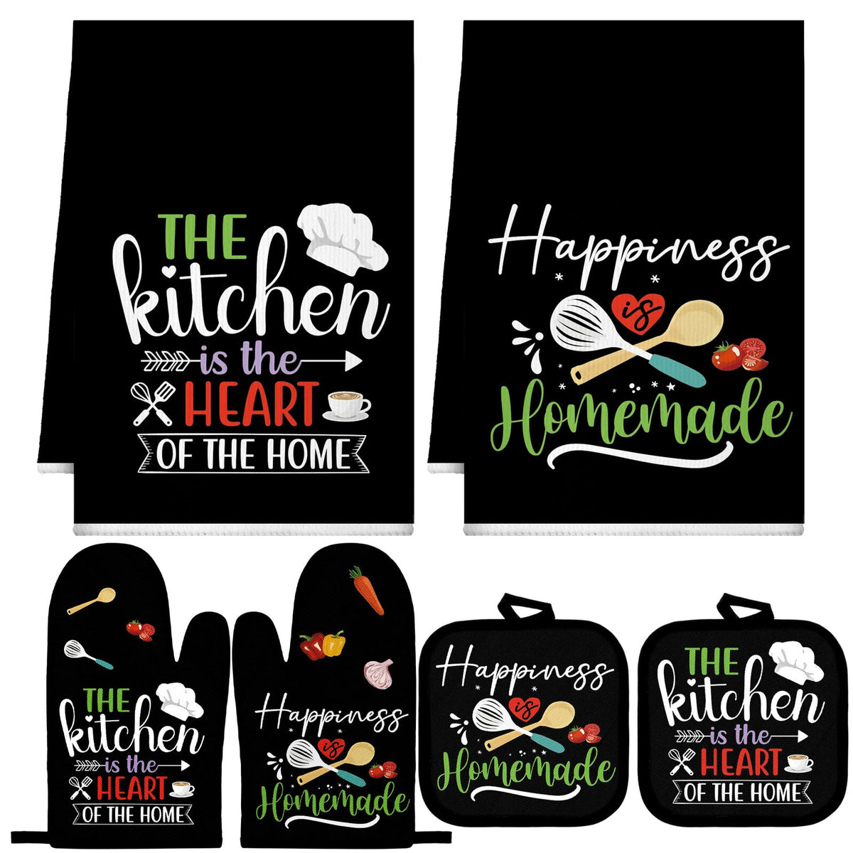Sratte 6 Pcs Farmhouse Kitchen Decor Accessories Set