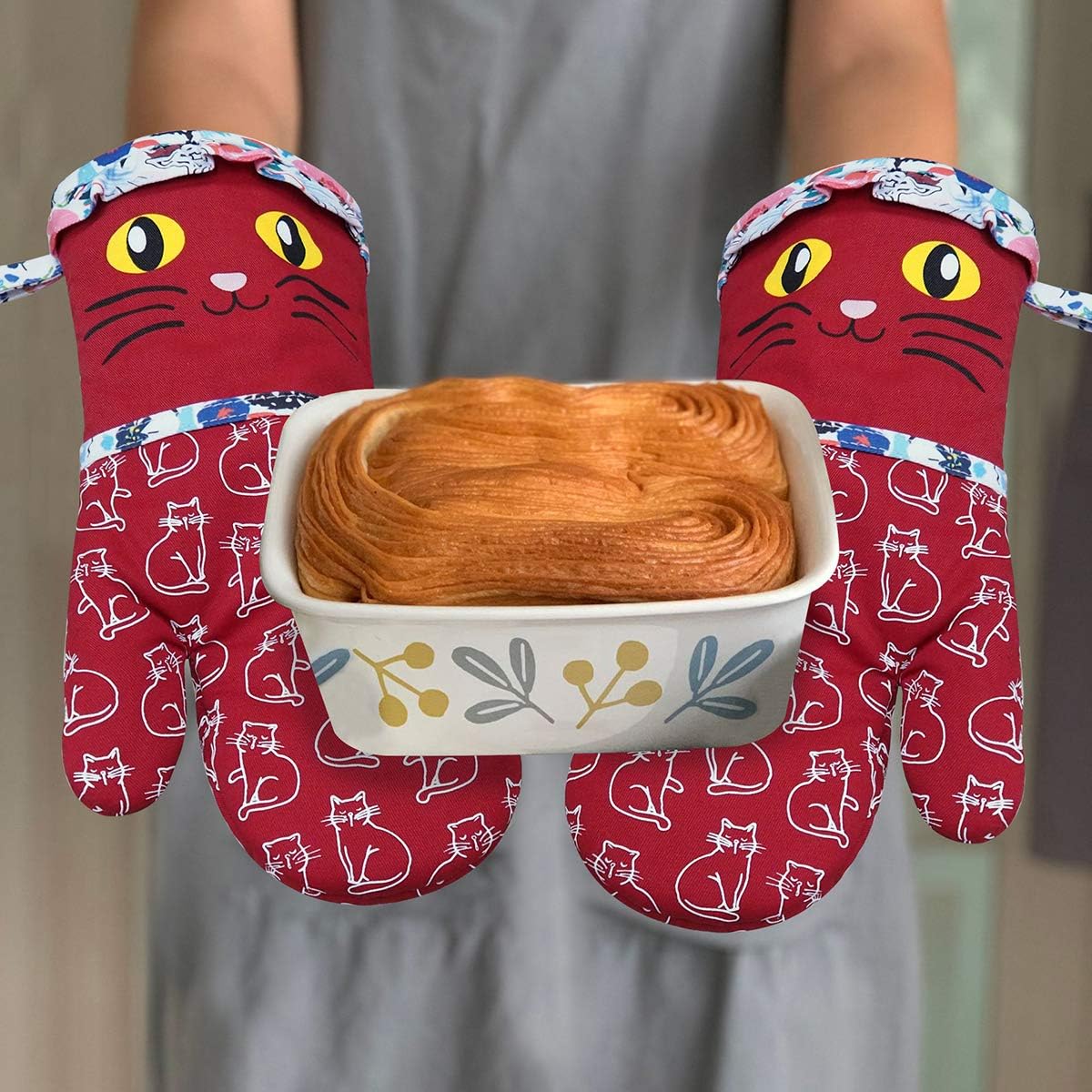 Alselo Oven Mitts, 7"x13.5", 1 Pair