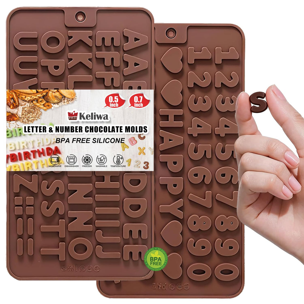 3 Pcs Round Chocolate Cookie Molds Set,12-Cavity Silicone Mold with 30 Clear Treat Boxes, Round Baking Mold for Candy, Mini Cake, Individually Wrapped Cakesicle Party Favor Packaging
