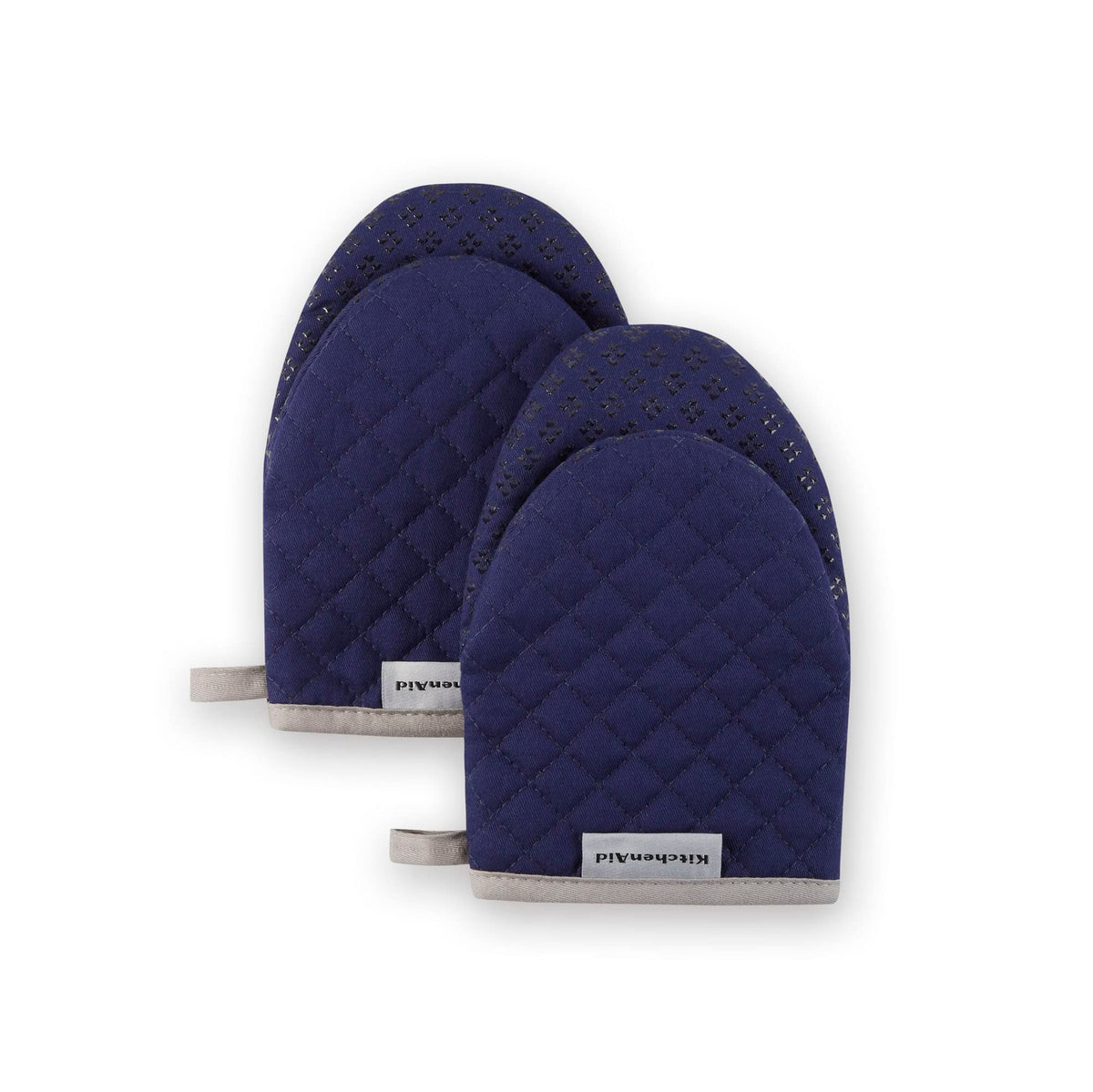 KitchenAid Asteroid Mini Oven Mitt Set, 5.5"x8", Milkshake Tan, 2 Piece