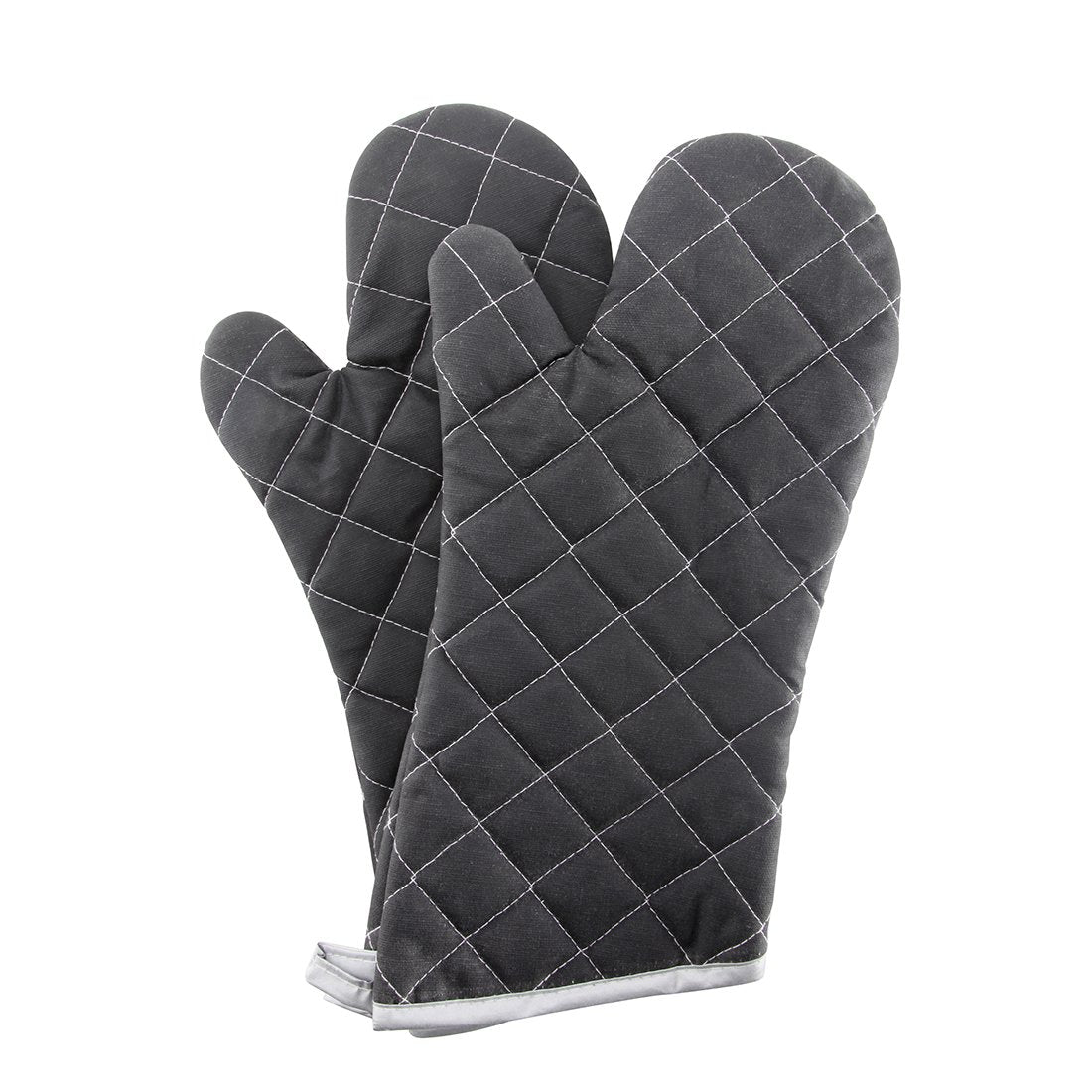 ARCLIBER Gray 16" Quilted Terry Oven Mitts 2 Pairs Heat Resistant