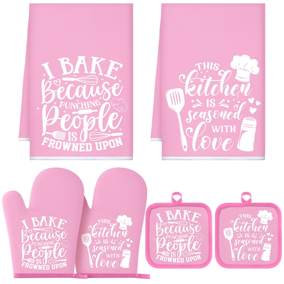 Sratte 6 Pcs Farmhouse Kitchen Decor Accessories Set