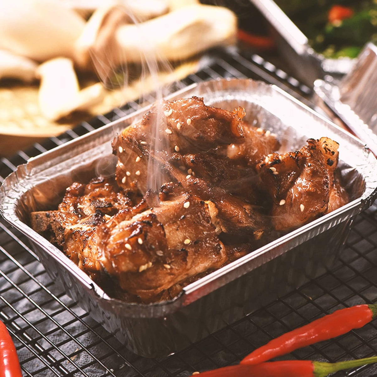 Waytiffer Loaf Pans [25 Pack] 2Lb Heavy Duty Disposable Aluminum Foil Premium Bread Tins Standard Size - 8.5" X 4.5" X 2.5" Perfect for Homemade Cakes & Breads