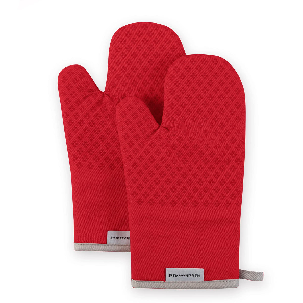KitchenAid Asteroid Oven Mitt Set, 7"x12.5", Dark Green, 2 Piece