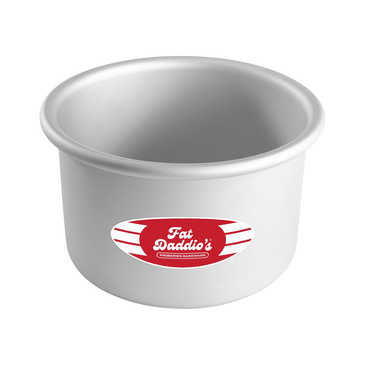Fat Daddio's Anodized Aluminum Round Cake Pans, 2 Piece Set, 8 x 2 Inch