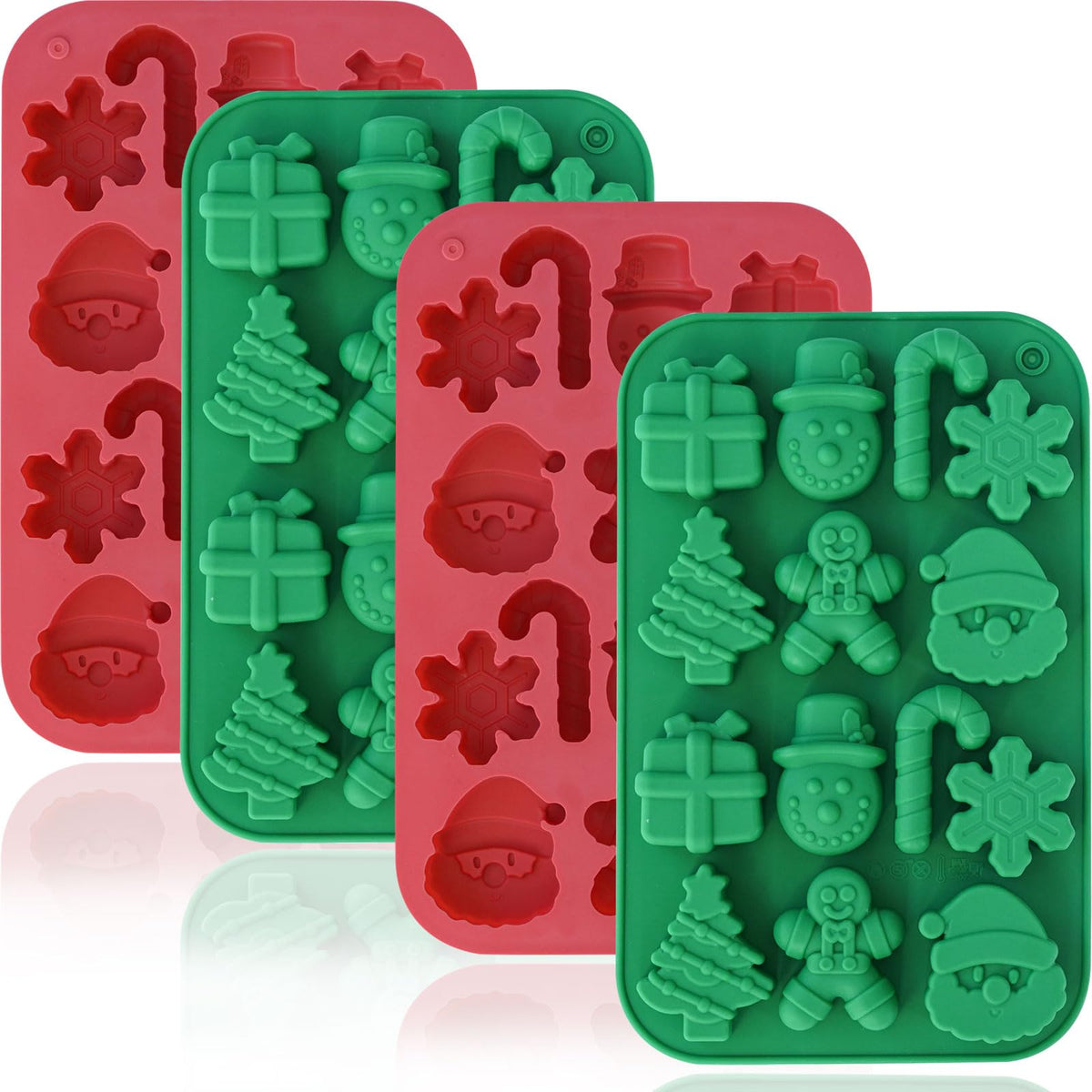 HKNMTT Halloween Silicone Molds for Baking Extra large, 6 Cavities 3D Skull Cake Pizza Pan Molds, Nonstick Halloween Skeleton Mold for Soap Ice 2PCS