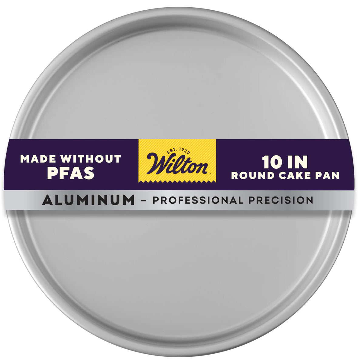Wilton Aluminum Round Cake Pan Set, Made Without PFAS, 9 x 2 in