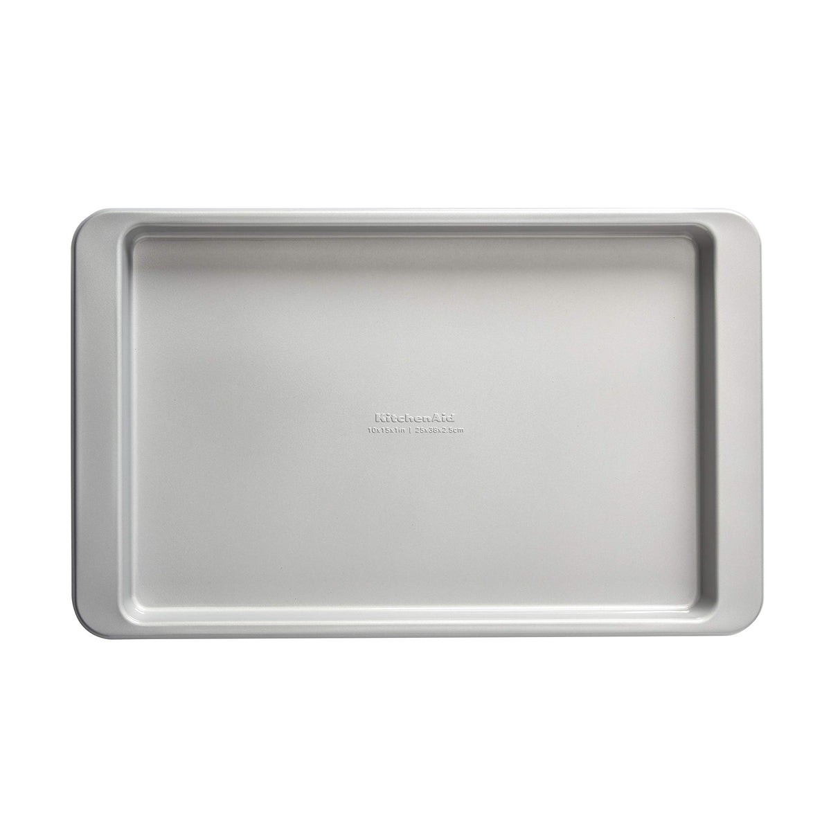 KitchenAid 9x13in Nonstick Aluminized Steel Baking Sheet, Contour Silver