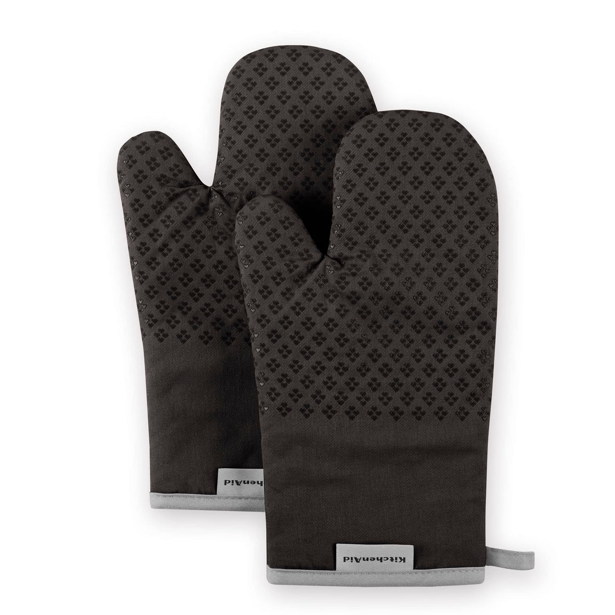 KitchenAid Asteroid Oven Mitt Set, 7"x12.5", Fire Red, 2 Piece
