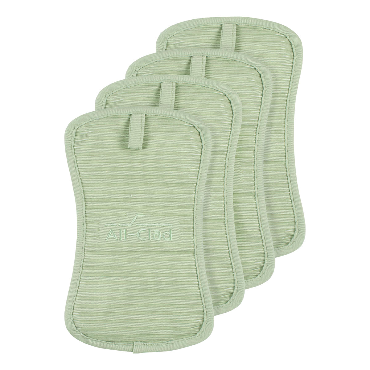 All-Clad Premium Pot Holder & Hot Pad: Heat Resistant to 500 Degrees - 100% Cotton, 10"x6.25" Hot Pad for Kitchen and Barbeque, (2-Pack), Indigo