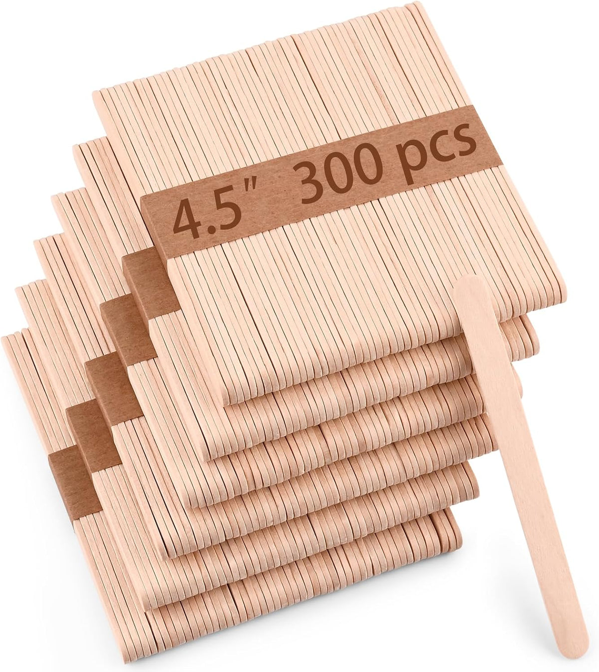 Sakolla 3 Pack 4 Cavity Popsicle Silicone Molds with 100 Pcs Wooden Sticks