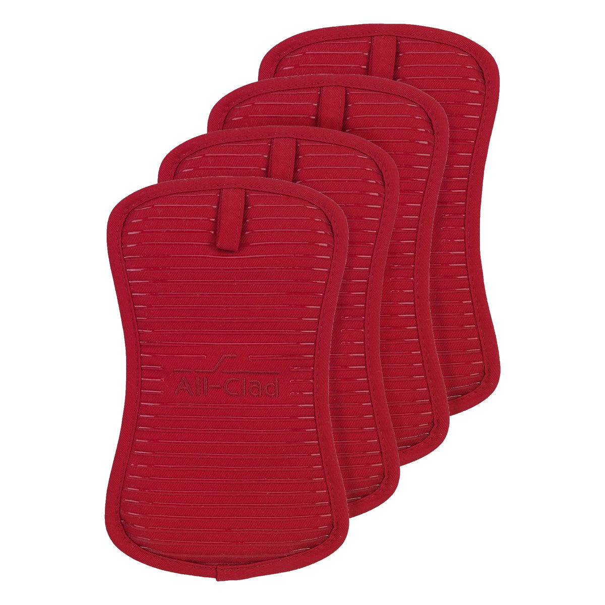 All-Clad Premium Pot Holder & Hot Pad: Heat Resistant to 500 Degrees - 100% Cotton, 10"x6.25" Hot Pad for Kitchen and Barbeque, (2-Pack), Indigo