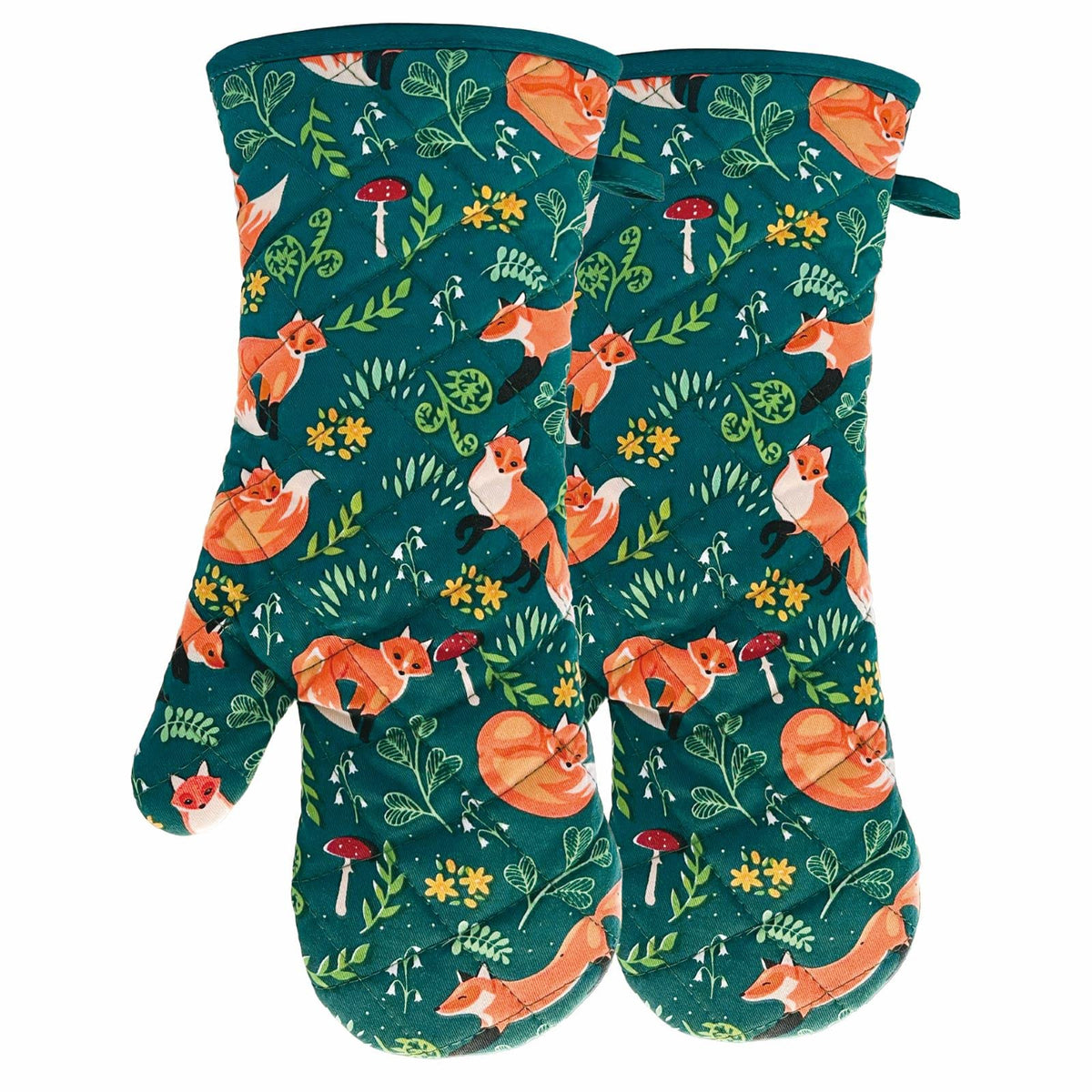 Oven Mitts Cotton Fashion Cute Cat Design 1pair
