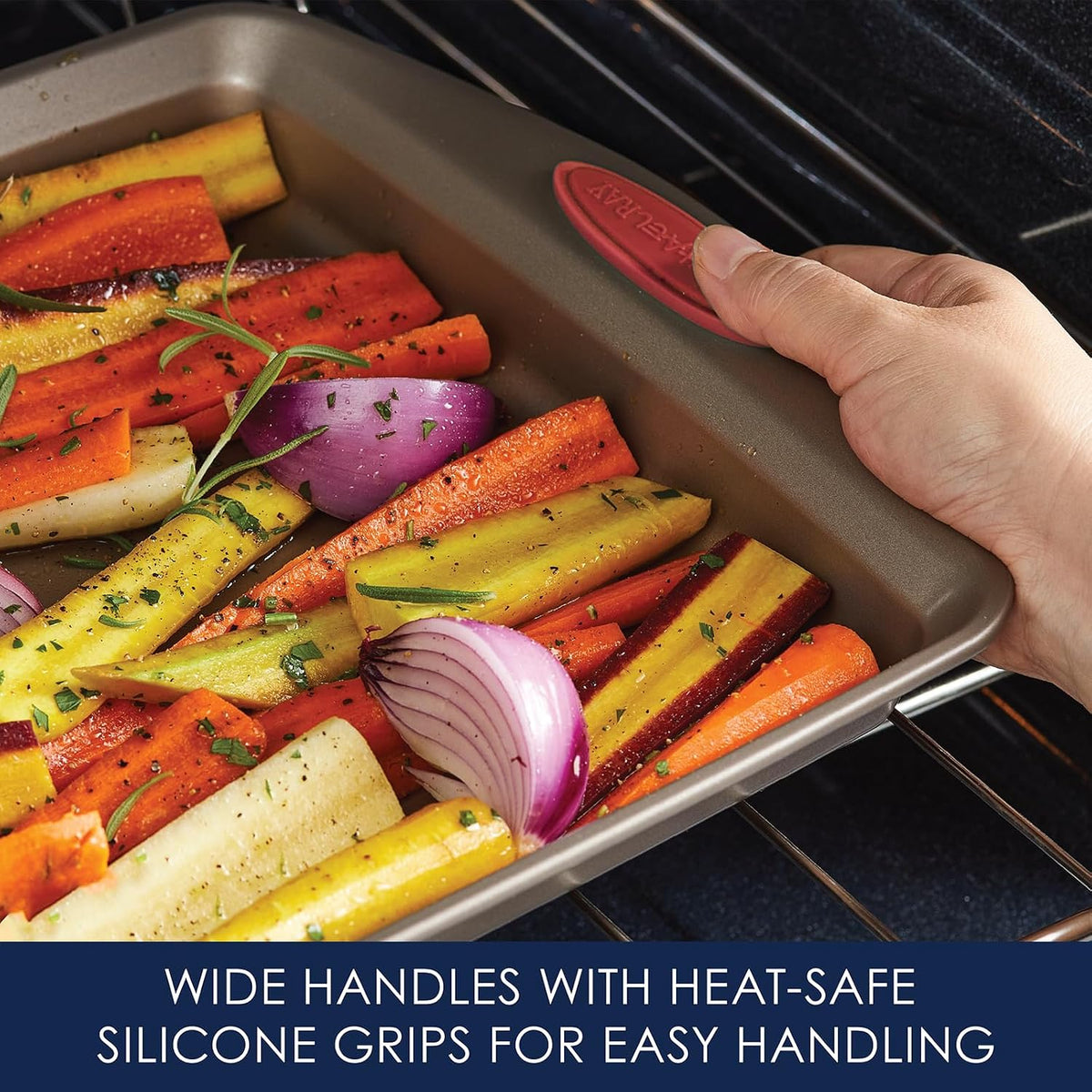 Rachael Ray Cucina Nonstick Bakeware Baking Pans Set, Baking Set 10-Piece