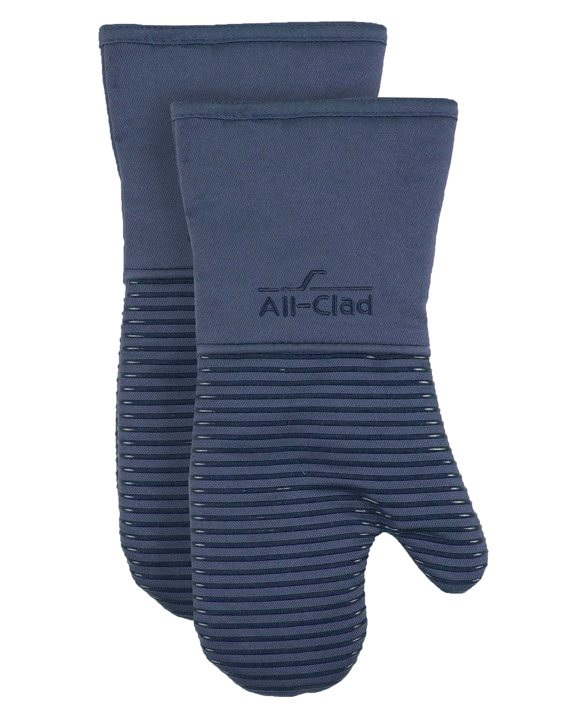 All-Clad Premium Silicone Oven Mitts, 2-Pack, Indigo