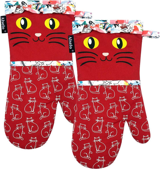 Alselo Oven Mitts, 7"x13.5", 1 Pair