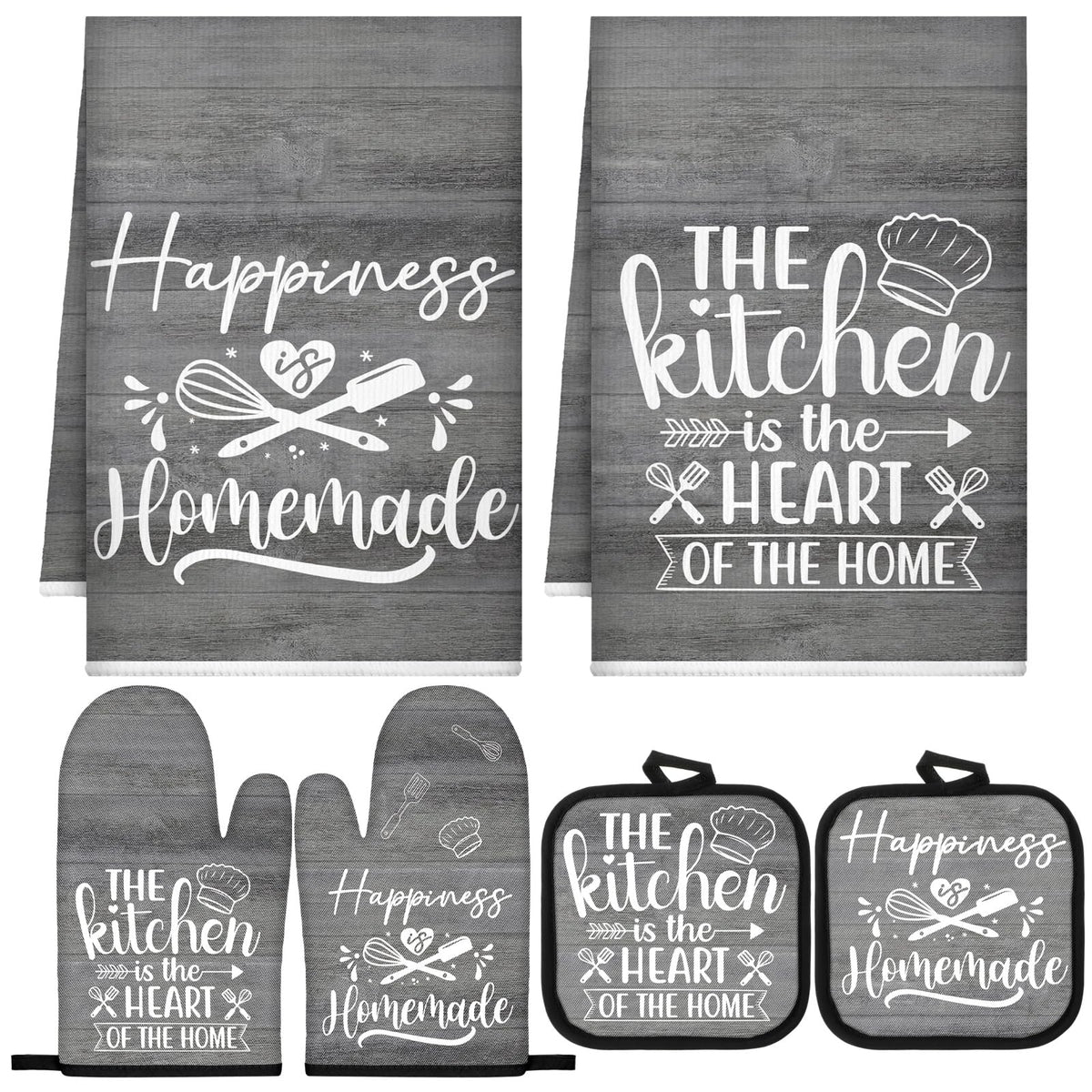 Sratte 6 Pcs Farmhouse Kitchen Decor Accessories Set