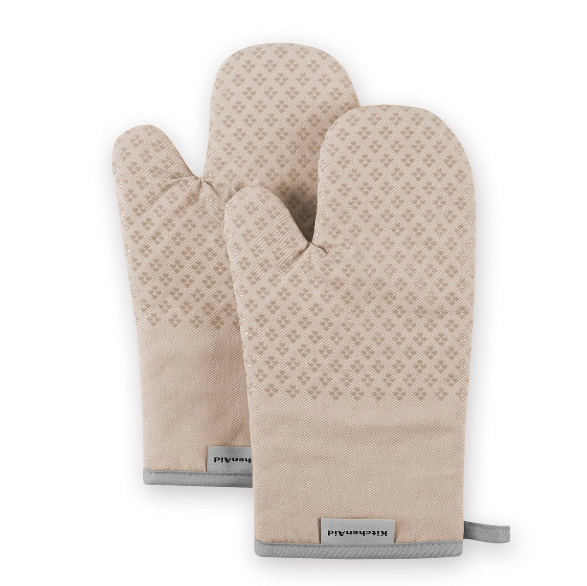 KitchenAid Asteroid Oven Mitt Set, 7"x12.5", Fog Blue, 2 Piece