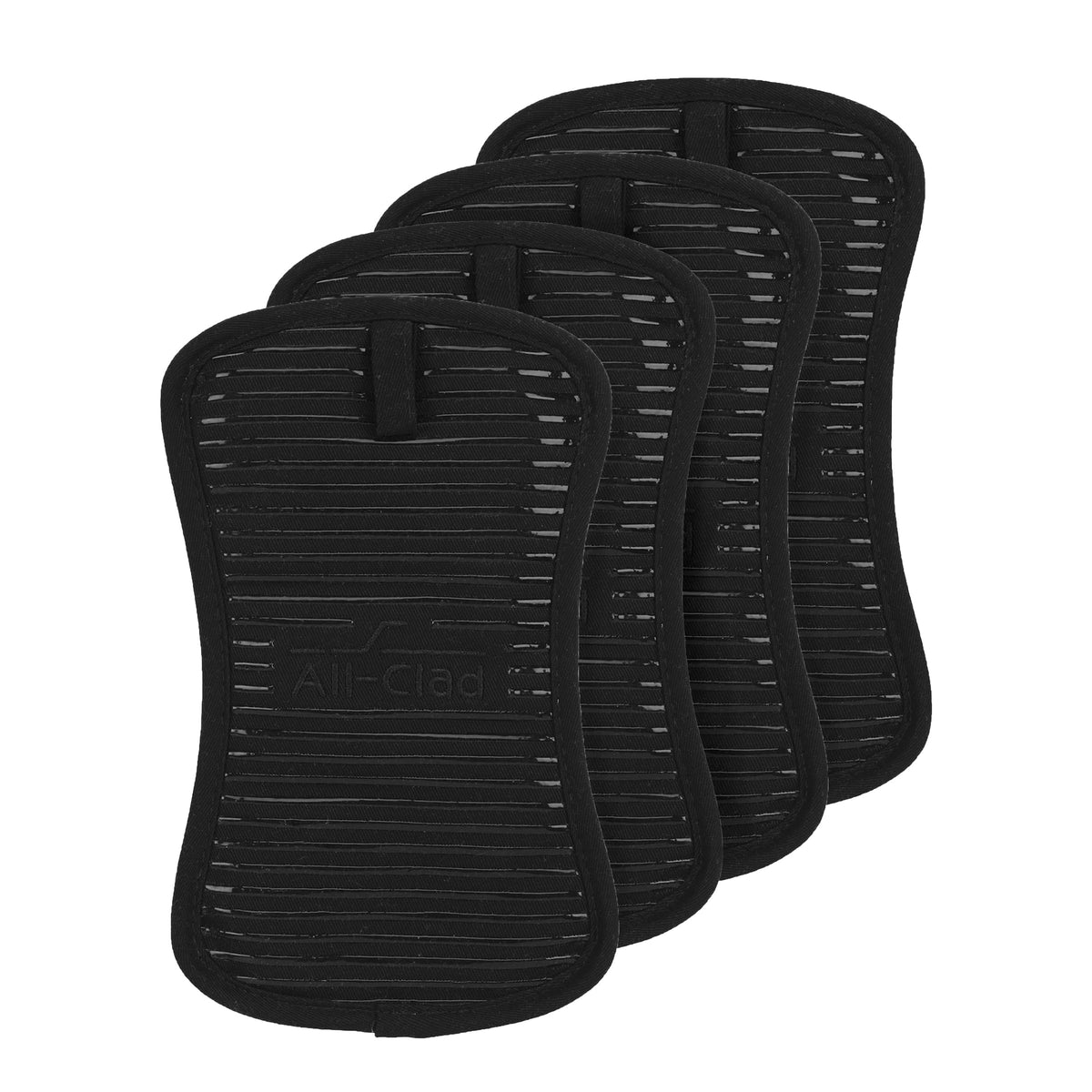 All-Clad Premium Pot Holder & Hot Pad: Heat Resistant to 500 Degrees - 100% Cotton, 10"x6.25" Hot Pad for Kitchen and Barbeque, (2-Pack), Indigo