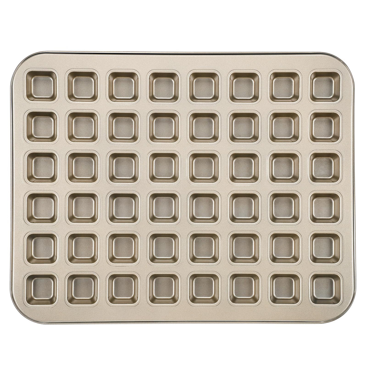 Beasea Brownie Pan with Dividers, 1 Set 12 Cavity All Edges Square Cupcake Brownie Pans Mini Cake Non Stick Baking Carbon Steel Bread Mold Small Edge 3x4 Individual Cutter Sheet Tray for Cookie Oven