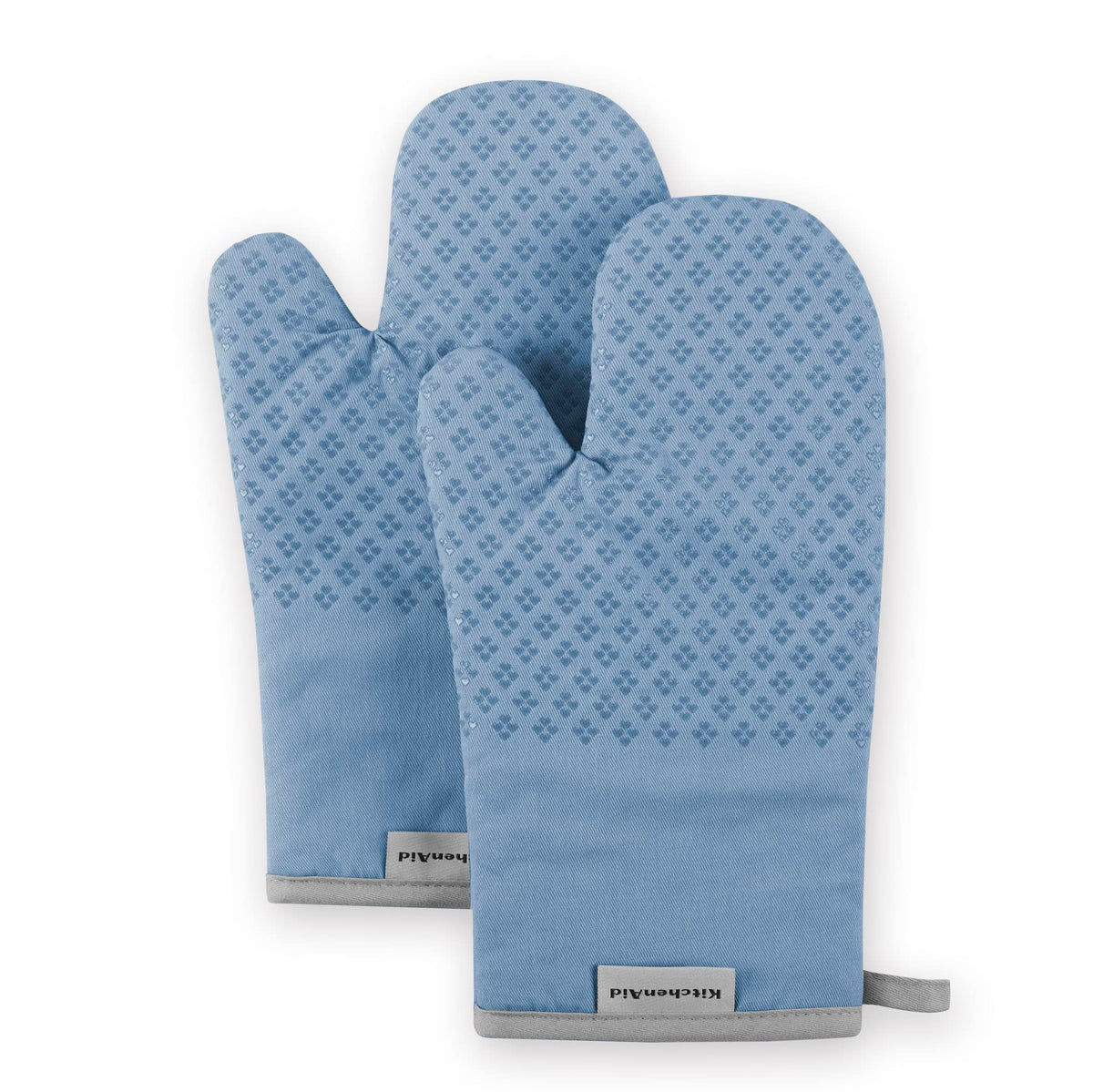 KitchenAid Asteroid Oven Mitt Set, 7"x12.5", Dark Green, 2 Piece